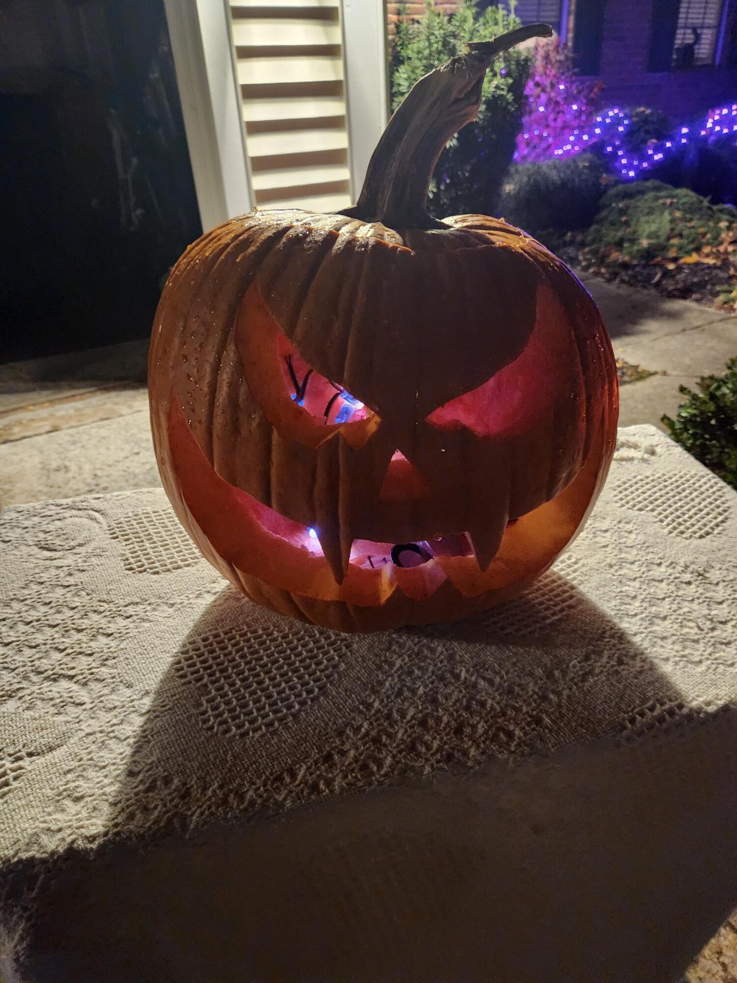 Pumpkin strobing